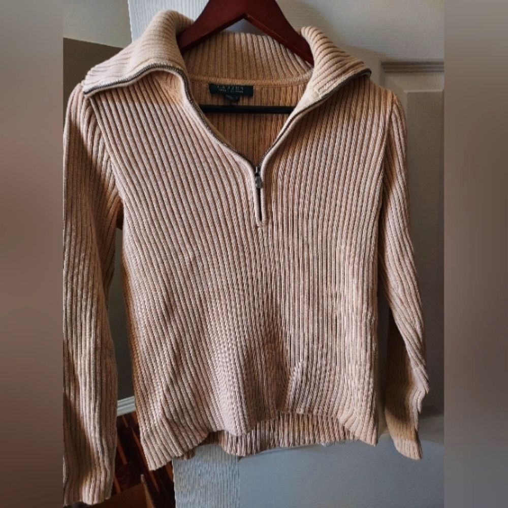 Ralph Lauren Women's Tan Sweater